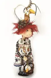 Cloth Art Doll Pattern "Abbey and Friends" By Jill Maas