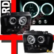 Black CCFL Halo Projector Headlights For 2005-2007 Ford F250 F350 SuperDuty (for: Ford)