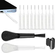 Phone Charging Port Cleaning Brush, 13PCS Anti Slip Charging Port Cleaning Kit for Phone, Reusable Brush for Headphones, Speaker, Easy to Use, Extensive Usage