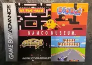 MANUAL ONLY Namco Museum Nintendo Gameboy Advance Instruction Booklet