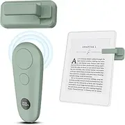 Remote Page Turner for Kindle, RF Remote Control for Kindle Paperwhite Accessories Kobo E-Book ipad Tablets Phone Reading Novels,E-Book Remote Clicker,Agave Green
