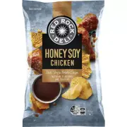 Red Rock Deli - HONEY SOY CHICKEN Deli Style CHIPS / CRISPS - 165g - NEW Potato