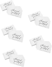 SHINEOFI 5sets Multi-use Thank You Cards Ideal for Weddings Small Business Thanksgiving Graceful Design Smooth Surface 200pcs*5