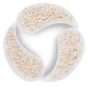 Empty Hard Gelatin Capsule Size 1 White/White x 10000 Kosher and Halaal