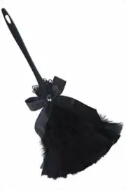 Smiffys Gothic Feather Duster - Black