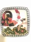 Vintage Rooster Ceramic Platter Chip & Dip Serving Ware CBK 1998