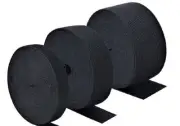 Black Sewing Elastic 0.5", 1", 1.5", 2", 2.5", 3" Inch 15 Yard Knit Elastic USA