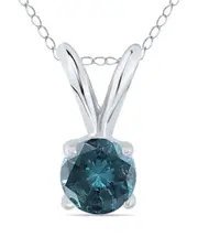 True Diamond 14K 0.30 ct. tw. Diamond Solitaire Necklace