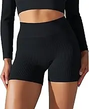 Women's 2 in 1 Running Shorts Solid Color Casual Elastic High Waist Thread Simple Fit Sexy Sports Yoga Shorts Short Yoga Video