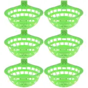 6pcs Parrot Nesting Box Breeding Hanging Cage Nests Bird Nests Hatching Tool