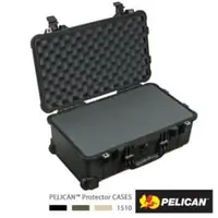 在飛比找法雅客網路商店優惠-美國 PELICAN 1510 黑色 氣密箱含輪座 (泡棉組