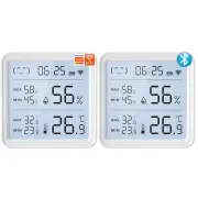 Smart Wireless Temperature Humidity Sensor with Advanced Bluetooth/WiFi Technology Adjustable Modes Low Power Consumptio