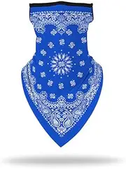 [Generic] Face Mask Neck Gaiter Shield Scarf Seamless UV Protection Windproof Hanging Ears Face Mask Motorcycle Cycling Riding