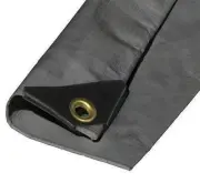 EZ Travel Collection EXTRA Heavy Duty 12 mil Silver Tarp 3 Ply Coated Reinforced