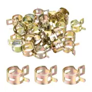 ID 14mm 9/16inch Fuel Line Hose Clips,Pipe Clamps,Spring Hose Clamp,30PCS