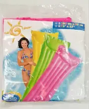 NEW The Wet Set INTEX Pool Float Inflatable Air Mat Hot Pink 72"x27" Sealed 721