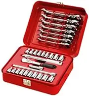 Sidchrome 1/4-Inch Drive Metric/AF Spanner and Socket 30-Piece Set