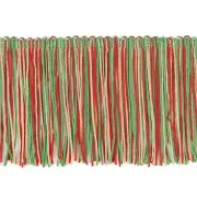20 Yards of 4" Multicolor chainette Fringe Christmas Multi Trim