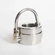 Male Ball Stretcher Stainless Steel Clamp Screw Squeeze Pendant Enhancer