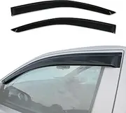 AUSGO Weathershields Compatible with Mazda BT50 BT-50 UP Series Single Cab 2011-2020, Weather Shields Window Visors Wind Deflectors Sun Rain Guard 2PCS Set