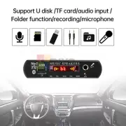 Bluetooth MP3/WMA/WAV/APE/FLAC Decoder Board Car Audio USB TF FM Radio Module