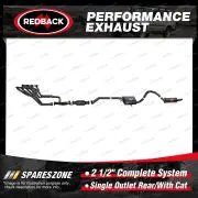 Redback 2 1/2" Complete System Single Outlet Rear for Holden Commodore VG VS