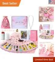 Elegant 78-Pc Tarot Card Set with Meaningful Imagery & Accessories for Beginners