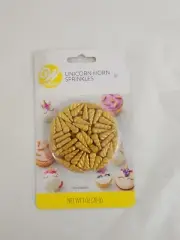 Wilton Unicorn Horn Sprinkles Cakes Cupcakes Cookie Decorations 1oz.