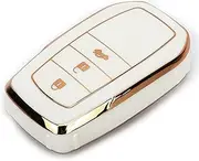 key fob cover case protector White