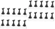 Beatifufu 4 Sets 2-piece Manicure Nail Tip Display Stand Professional Nail Art Practice Rack