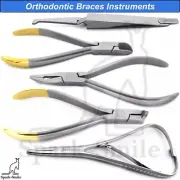 Orthodontic Braces Wire Cutter Distal End Bracket Placing Forceps Weingart Plier