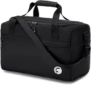 [BAGROUPS] Ryanair Travel Bag, 20 L, Hand Luggage, 40 x 20 x 25 cm, Small Hand Luggage Bag for Airplane, Lightweight Sports Bag, Weekender Waterproof Travel Bags for Men and Women, Black