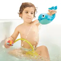 在飛比找momo購物網優惠-【以色列 Yookidoo】噴水鯨魚蓮蓬頭套組(洗澡玩具 戲