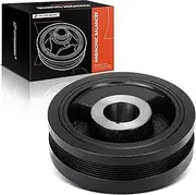 A-Premium Engine Harmonic Balancer Pulley Compatible with Chevrolet Silverado 2500 3500 HD 2017-2024, Silverado 4500 5500 6500 HD 2019-2024 & GMC Sierra 2500 3500 HD 2017-2025, 6.6L