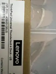 lenovo thinkpad universal thunderbolt 4 dock NEW IN BOX