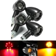 4x Motorcycle Turn Signal Ligths For Harley-Davidson Electra Glide Low Fatboy