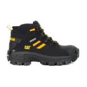 Caterpillar Men's Invader Mid Vent Black Composite Toe Work Boots P726142