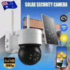 Security Camera Solar Battery Powered Outdoor Pan Tilt Home Security System Wifi