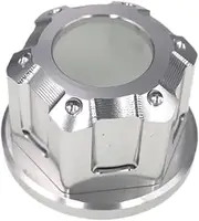Ignition Key Keyhole Cover,Motorcycle Accessories,Switch Panel Key Cover Cap for PG-1, Silver