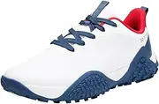 [TEOHRW] Mens Wide Golf Shoes Spikeless Waterproof Lightweight Outdoor Golf Sport Training Sneakers