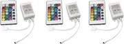 Mellisso 3X LED RGB Controller Control IR 24 Keys White 12V