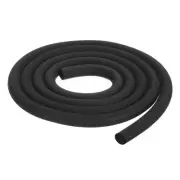Foam Rubber Weather Seal Strip, 11mm Diameter 2 Meters Long for DIY Gasket