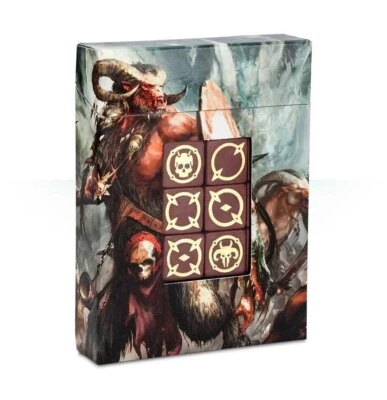 BEASTS OF CHAOS DICE 20 BEASTMEN AGE OF SIGMAR 40K WARHAMMER 40,000 D6 NEW