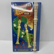 Sealed Recorder My Fun-to-Learn Toy Flute NOS Hardcover by Christine Swift New