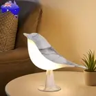 LED Night Light Touch Sensor Magpie Shape Atmosphere Light for College Dorm Room
