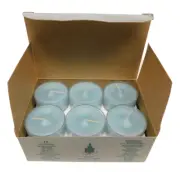 NOS Retired PartyLite Box of 12 Sky Scented Blue Tealight Candles V0465