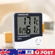 Digital Humidity Meter LCD Display Weather Station Clock for Weather Air Quality