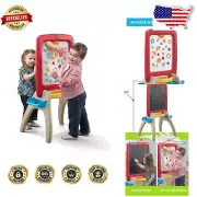Durable Two-Sided Kids Activity Easel - Dry Erase & Chalkboard for Toddlers 3+