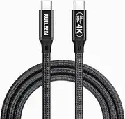 Extra Long USB C to USB C Data Cable 20Gbps, High Speed Data Transfer Cable USB C 3.2, 4K 60Hz USB C Monitor Cable, 100W PD Fast Charging,Type C Cable Compatible with SSD, Hub, Dock,Laptop 5 m