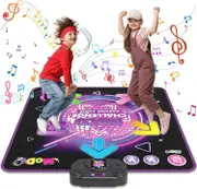 Morakot Dance Mat for Kids,Boys Girls Toy for Age 3-10,Electronic Dance Pad with LED Light,Adjustable Volume,Built-in Music,4 Game Mode,Kids Birthd...